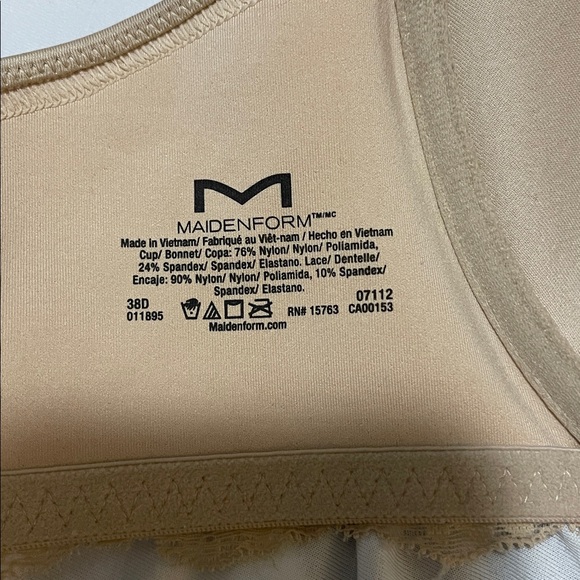 Maidenform Tan Lace Razorback Bra - Picture 3 of 4